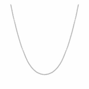 Collar plata rodiada