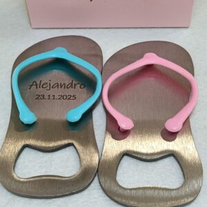 Encantador abridor con forma de Chancla - Mín. 10 uds