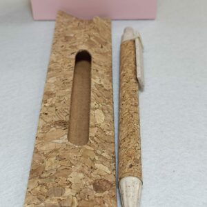 Bolígrafo de Corcho con Funda Personalizada - Mín. 20 uds