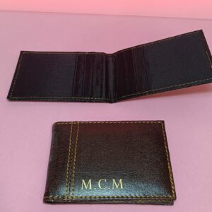 Bolsito monedero negro personalizado - Mín. 20 uds