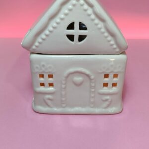 Quemador de Wax Melts Casita blanca