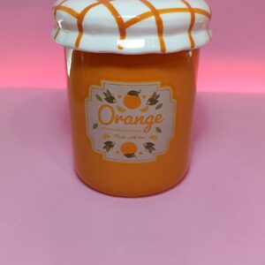Quemador de wax melts tarro de mermelada de naranja