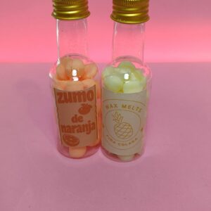 Wax Melts; Botellitas Naranja y Piña Colada
