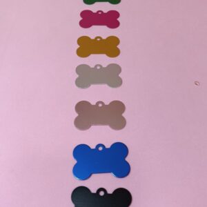 Chapa con anilla para tu mascota personalizable por ambas caras